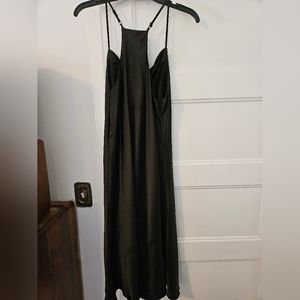 Satin slip dress